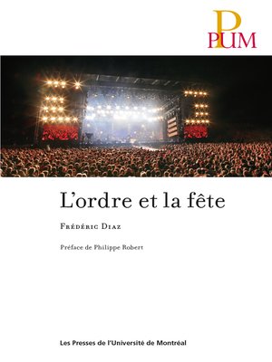 cover image of L'ordre et la fête